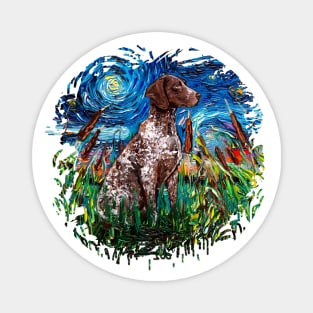 German Shorthair Pointer Night (version 2) Magnet